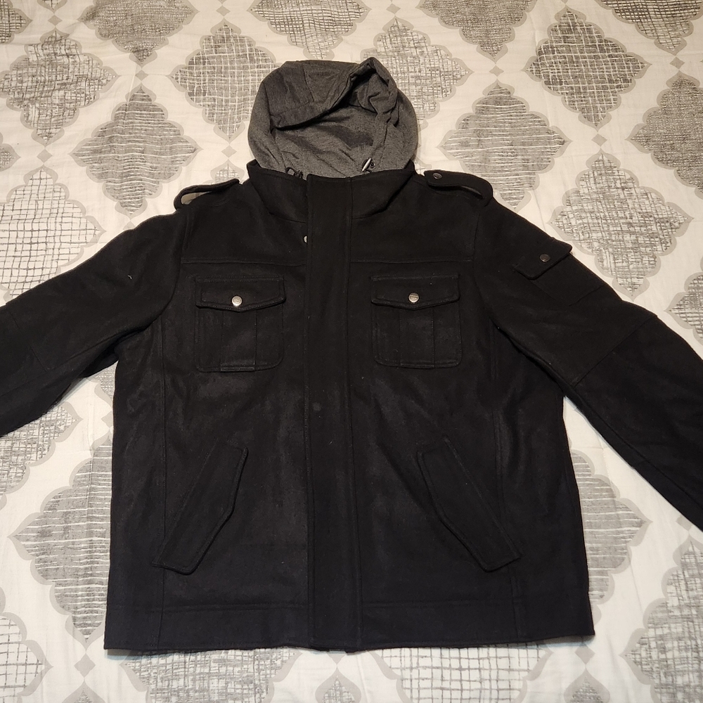 Levi Peacoat Mens